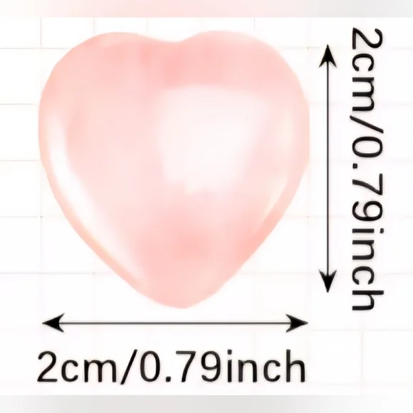 2 Pack- Pocket Hug Keepsake Pink Heart Shape Natural Stone & Encouraging Card - Picture 6 of 8